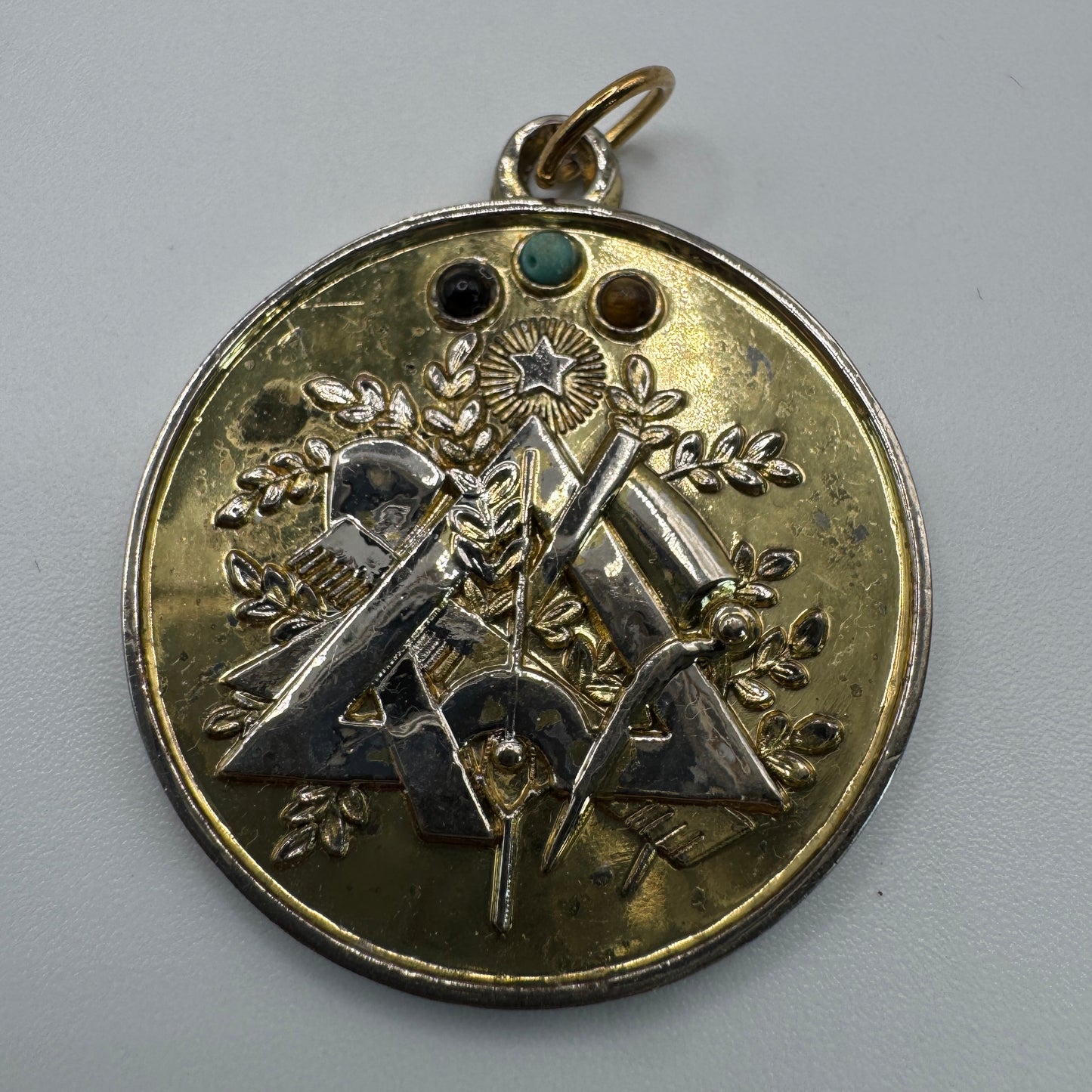 Médaille pendentif « franc maçonnerie »