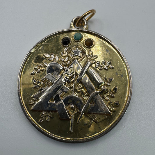 Médaille pendentif « franc maçonnerie »