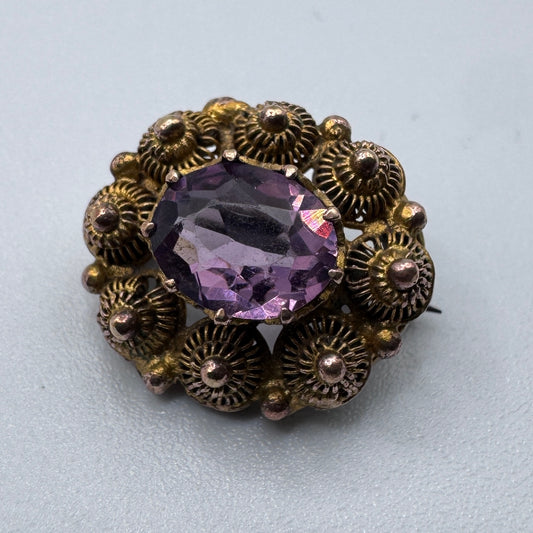 Superbe Broche de poupée ancienne