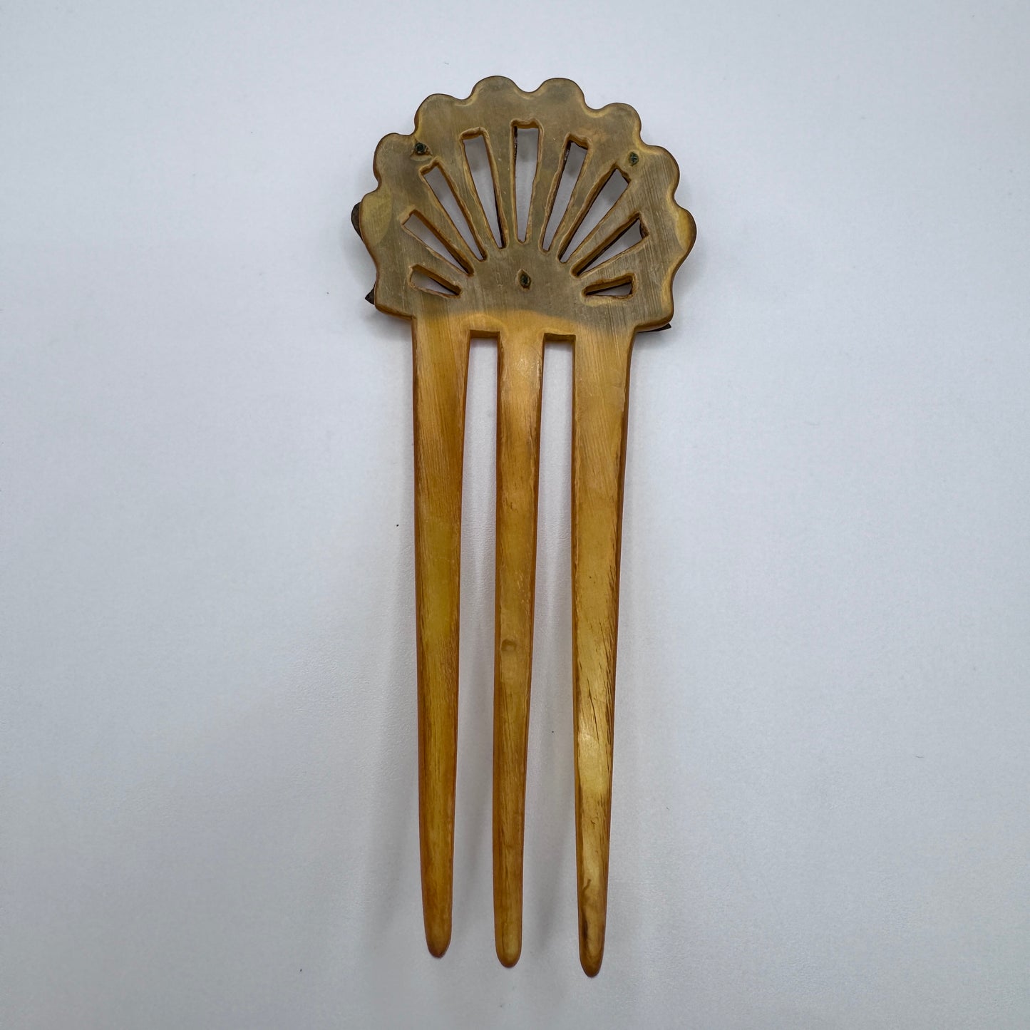 Peigne à cheveux art deco TOLÈDE - corne