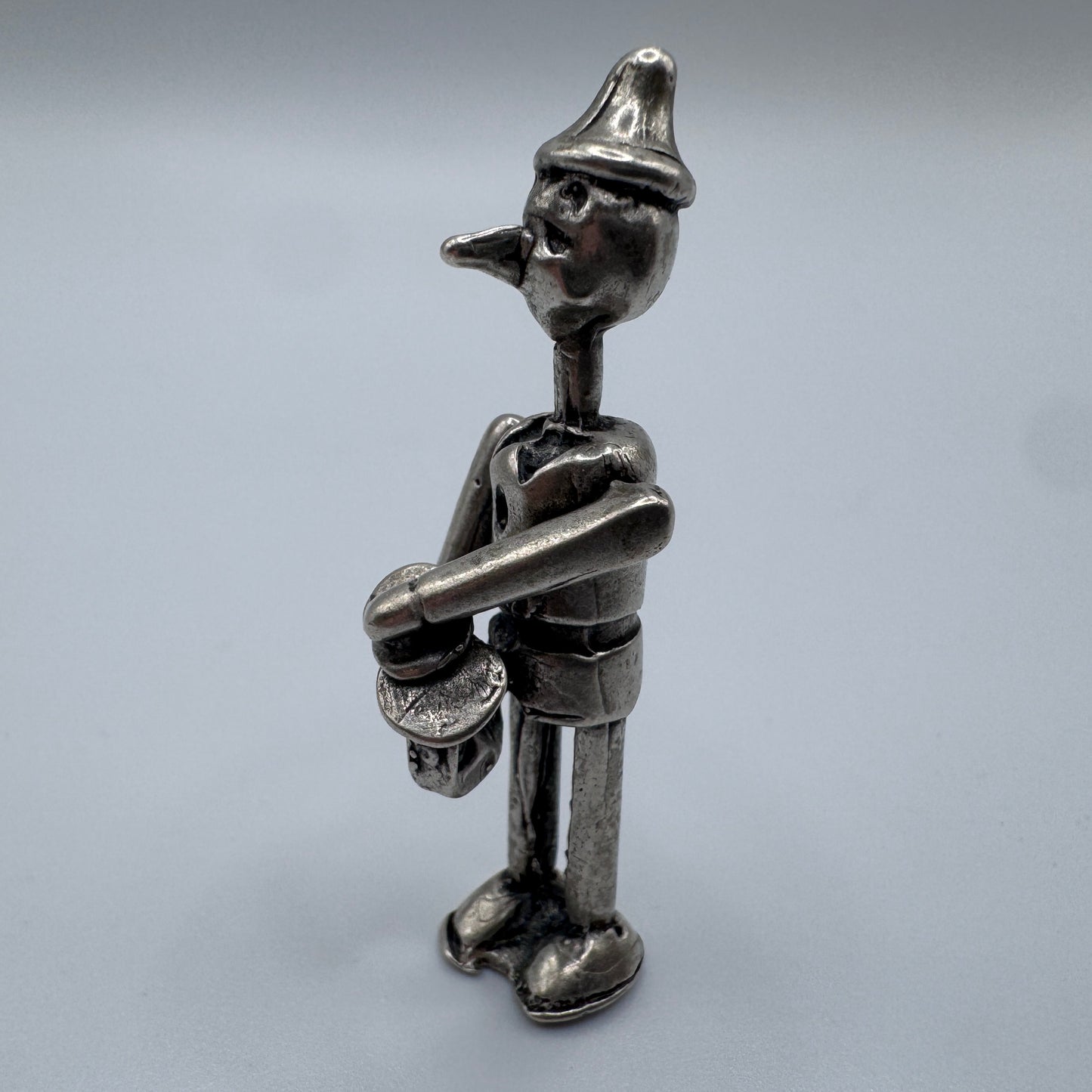 Figurine articulée en argent 800/1000 « Pinocchio »