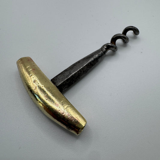 Tire bouchon ancien bronze et acier - signe Gagnepain