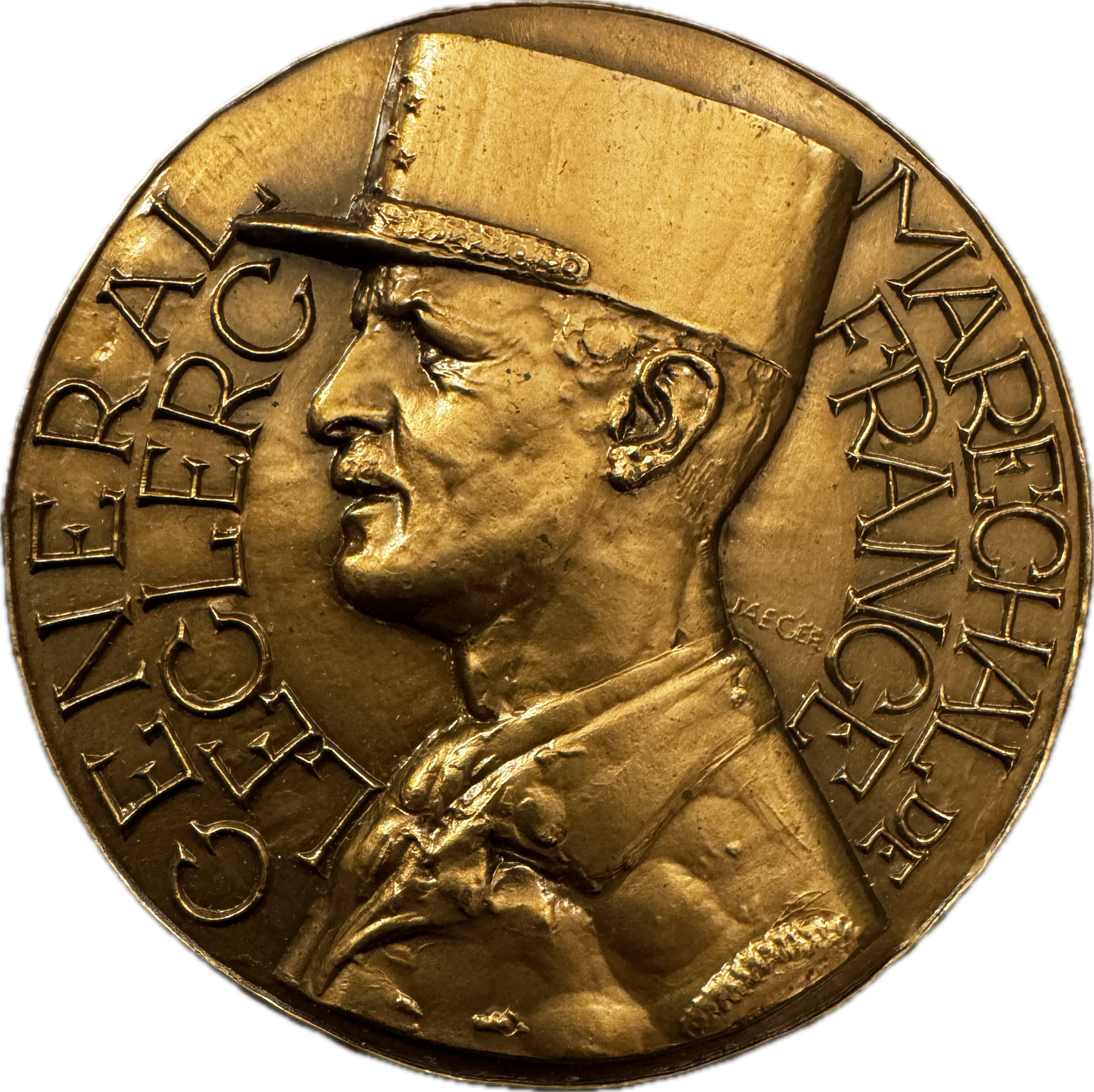 Médaille artistique en bronze « Général Leclerc - Maréchal de France »