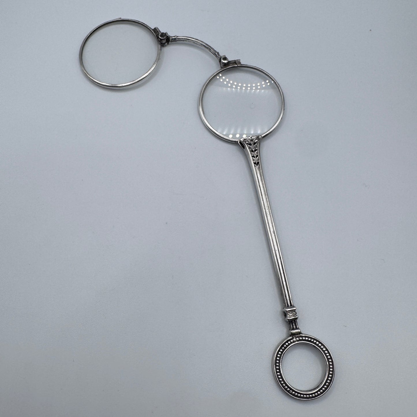 Superbe Paire de lorgnons anciens - argent massif