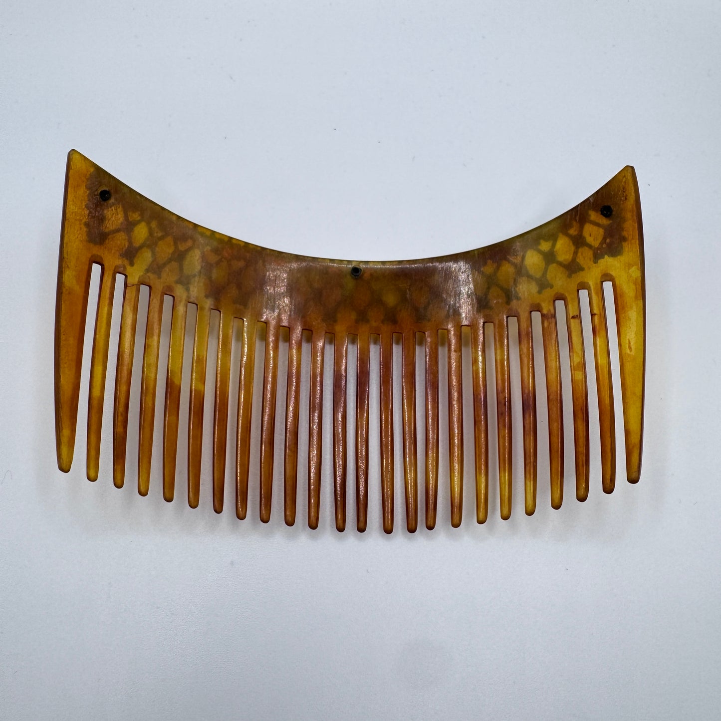Peigne à cheveux art deco - celluloïd et strass