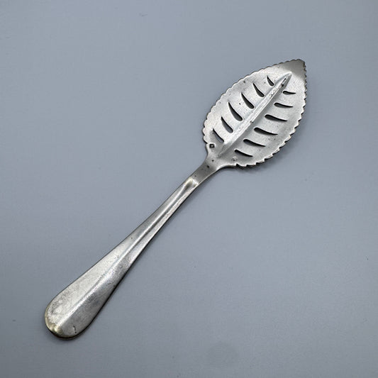 Cuillère à absinthe ancienne - métal argenté