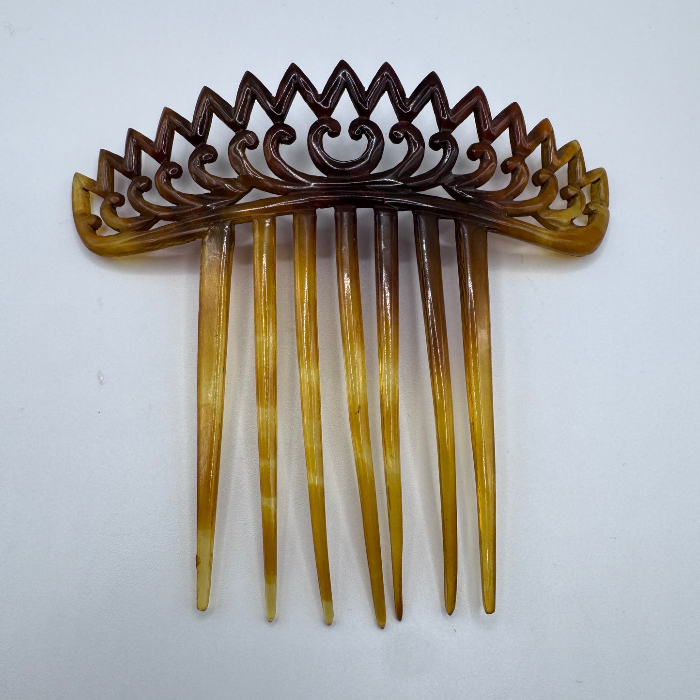 Peigne à cheveux art deco - celluloïd