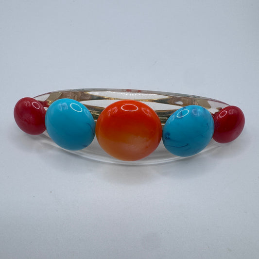 Barrette à cheveux vintage - multicolore