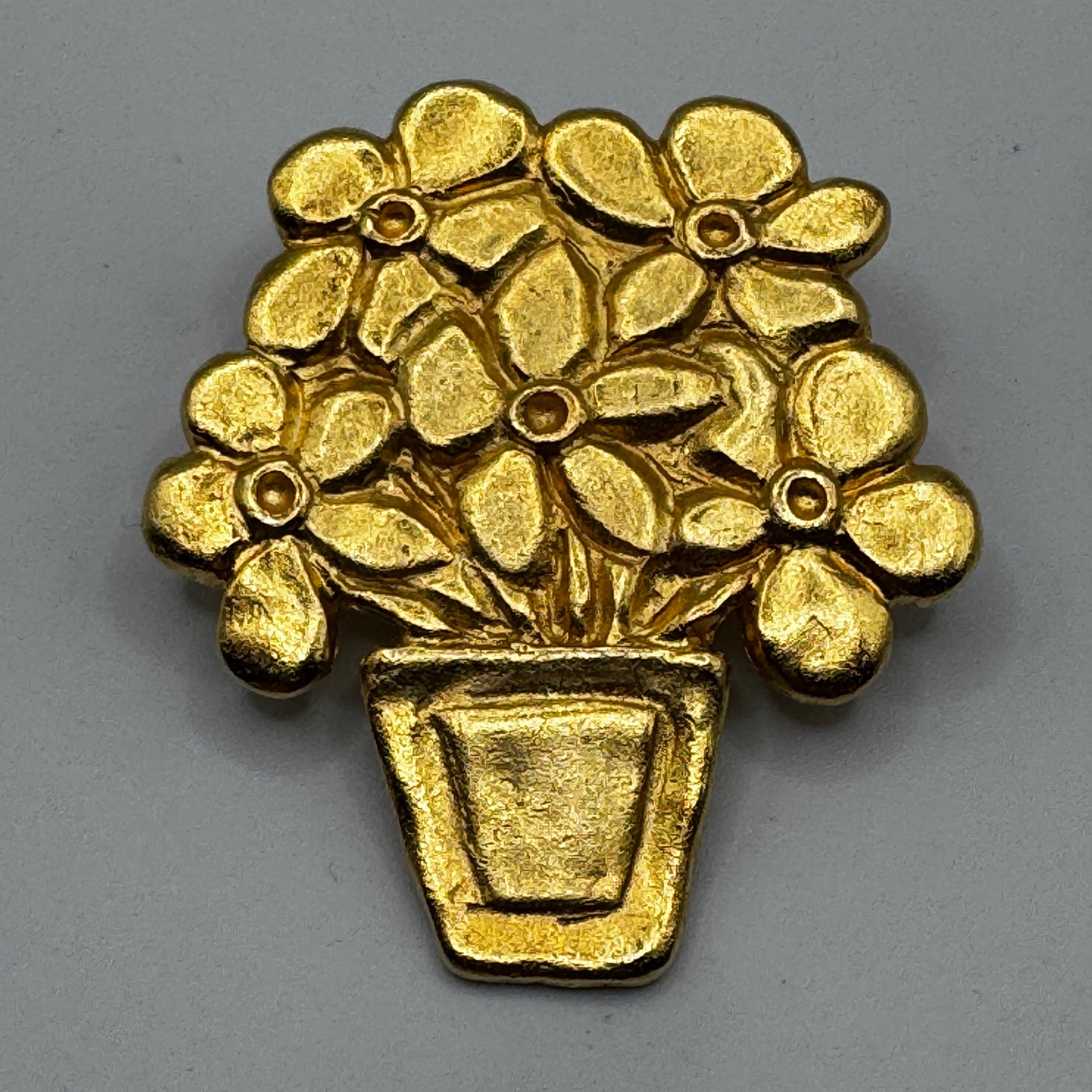 Broche créateur Vintage MULTIPLES - métal doré