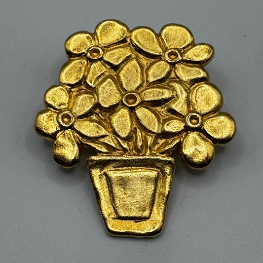 Broche créateur Vintage MULTIPLES - métal doré