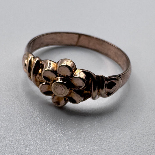 Bague ancienne en plaqué or - vers 1900