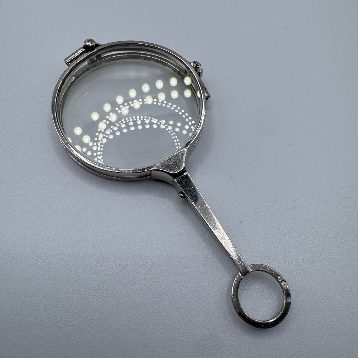 Paire de lorgnons anciens - argent massif