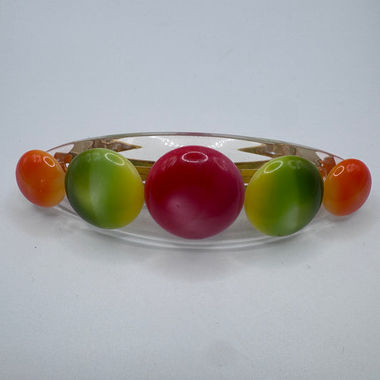 Barrette à cheveux vintage - multicolore