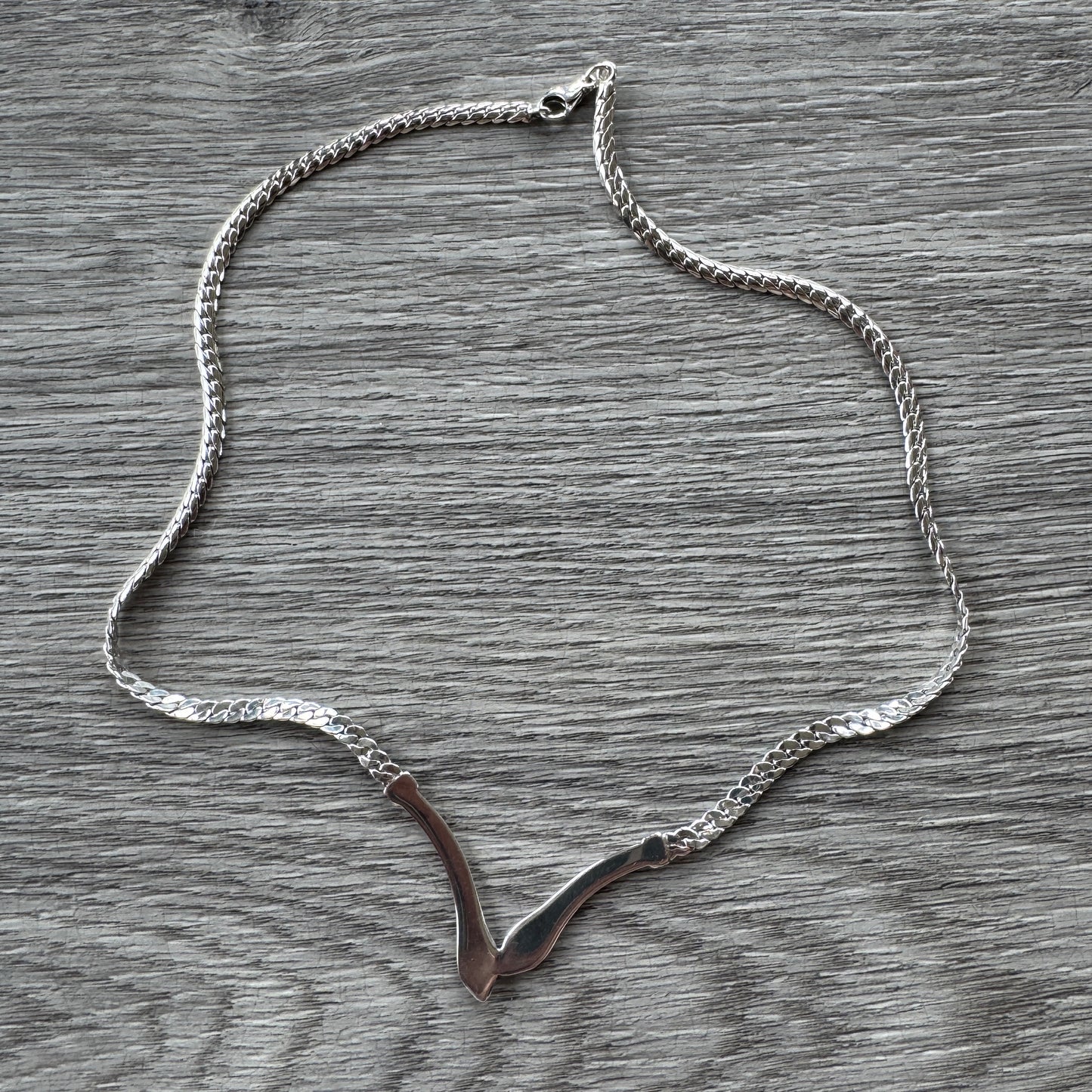 Collier « têtes de serpents » en argent 925