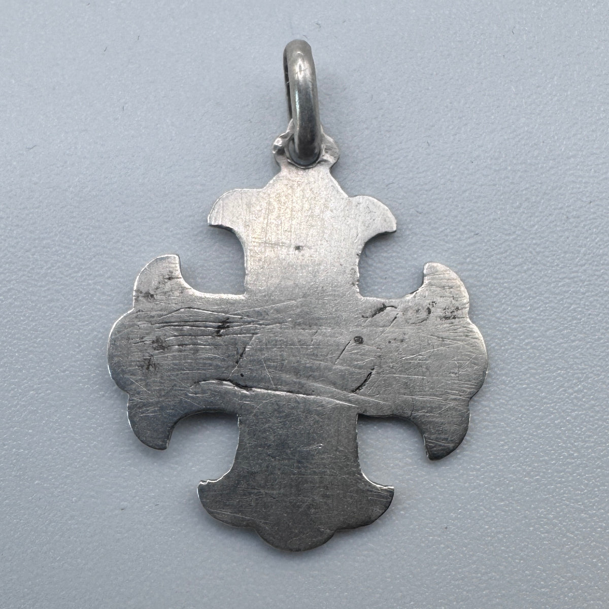 Medaille religieuse ancienne « Calice » - argent massif