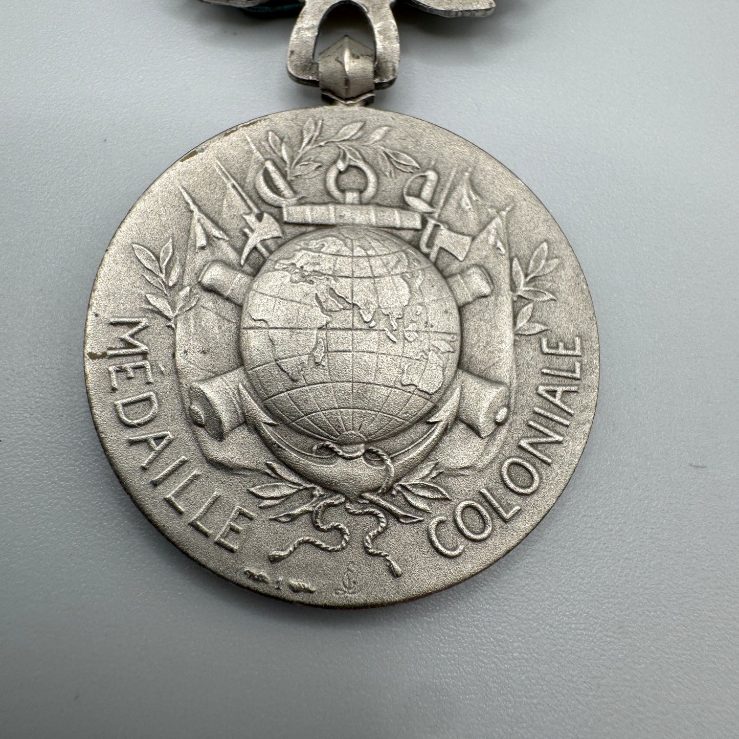 Médaille décoration militaire en argent - coloniale