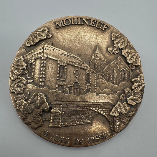Médaille ancienne- Molineuf, Vallée de Cisse