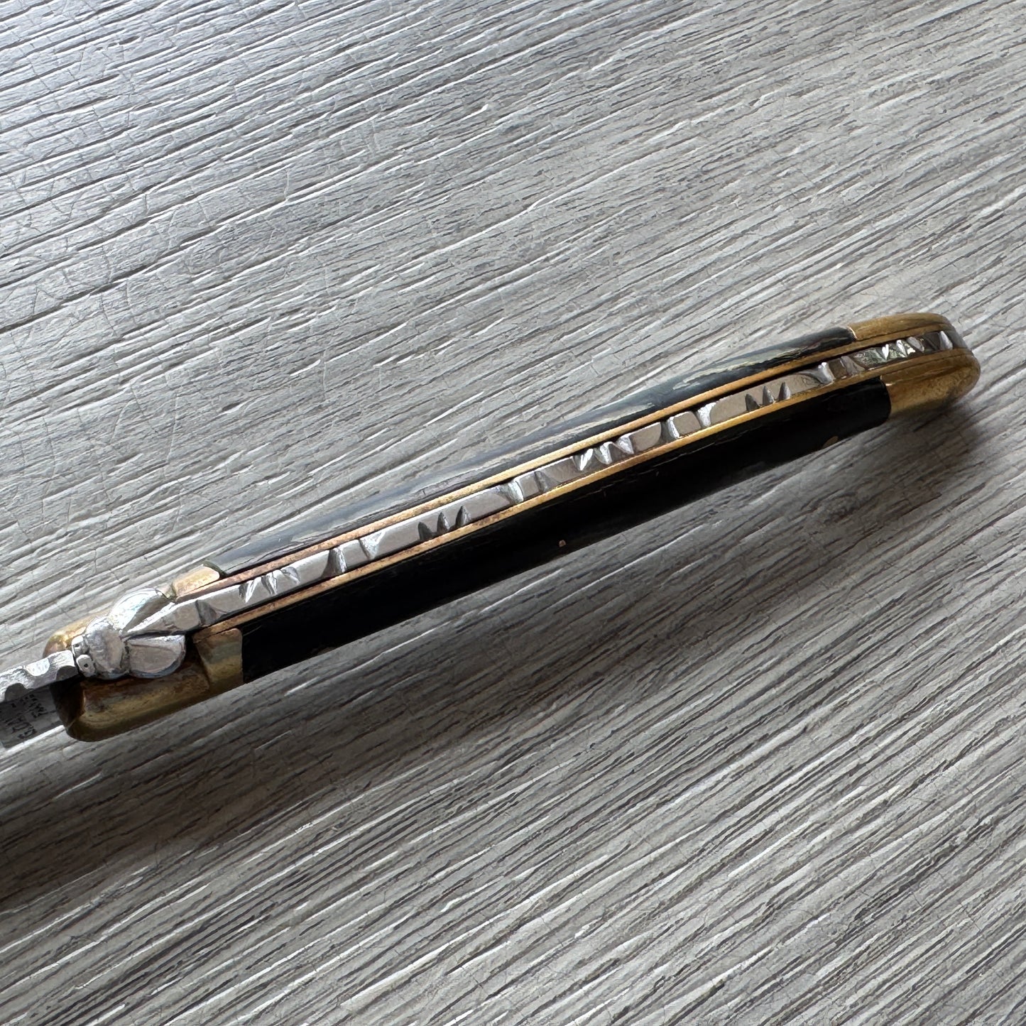 Couteau pliant laguiole G. David extra arbalète - Corne