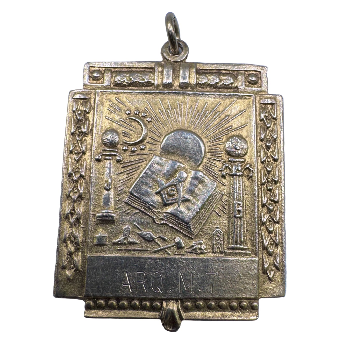 Médaille pendentif ancien « franc maçonnerie »