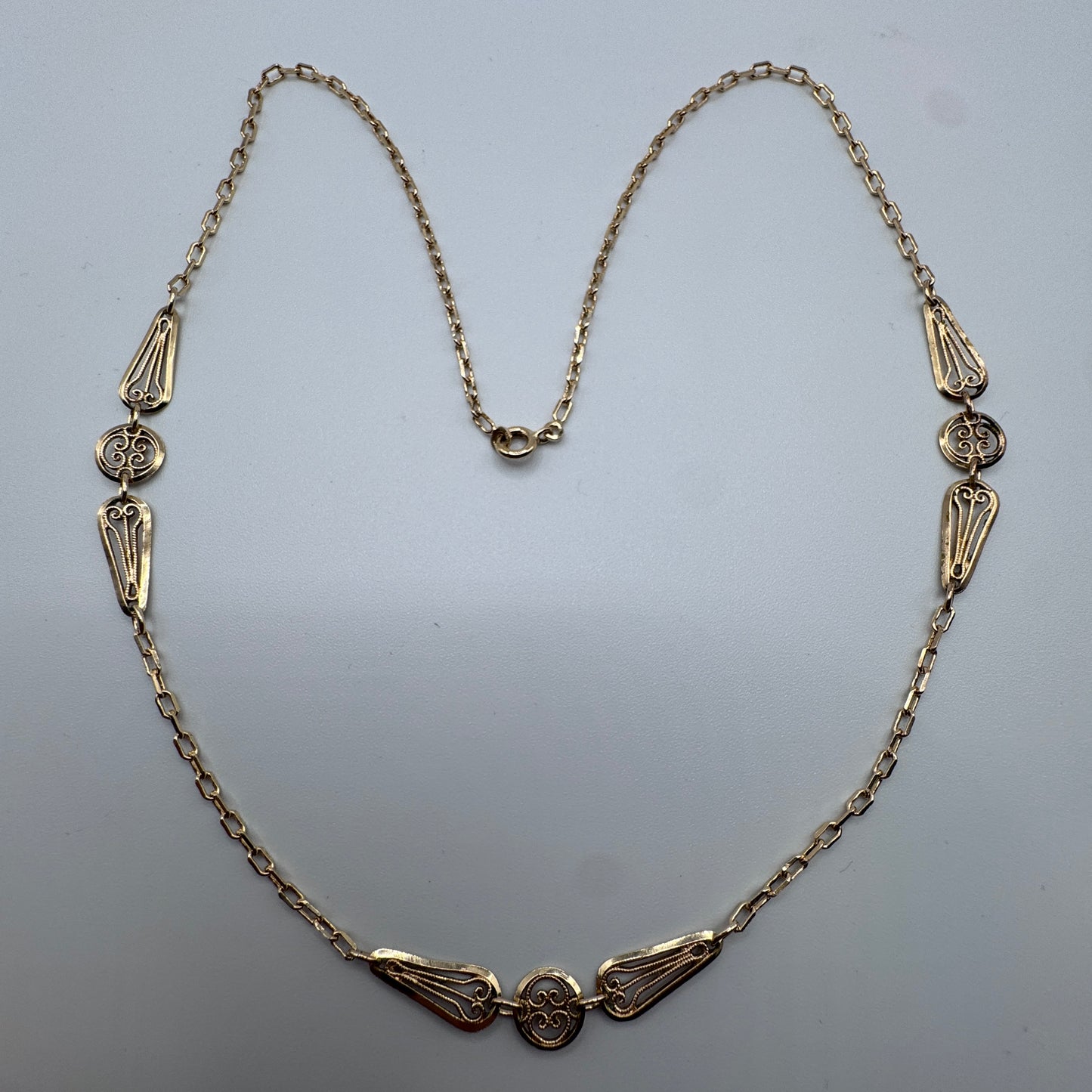 Collier ancien - plaqué or