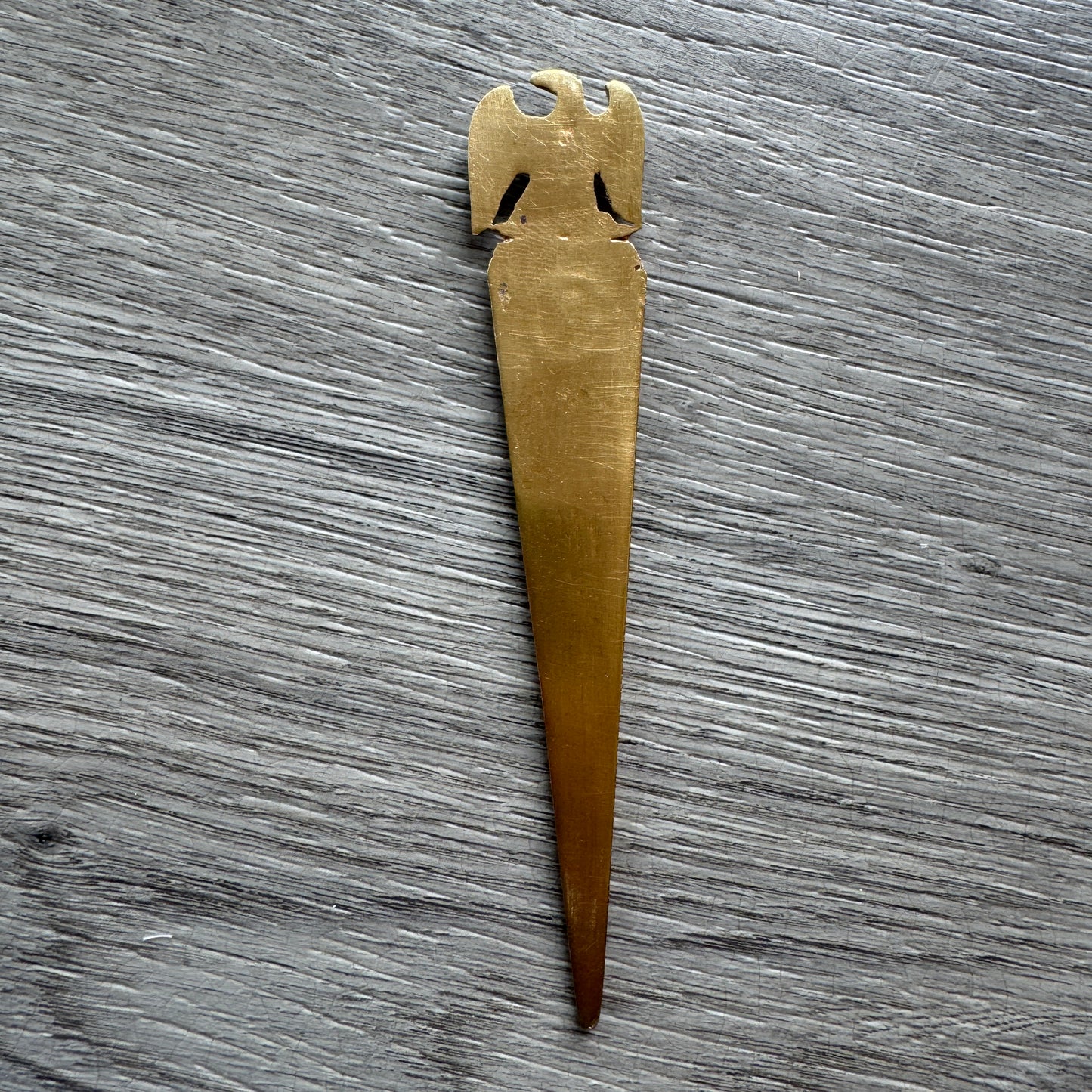 Coupe papier ancien en bronze - aigle Napoléon III