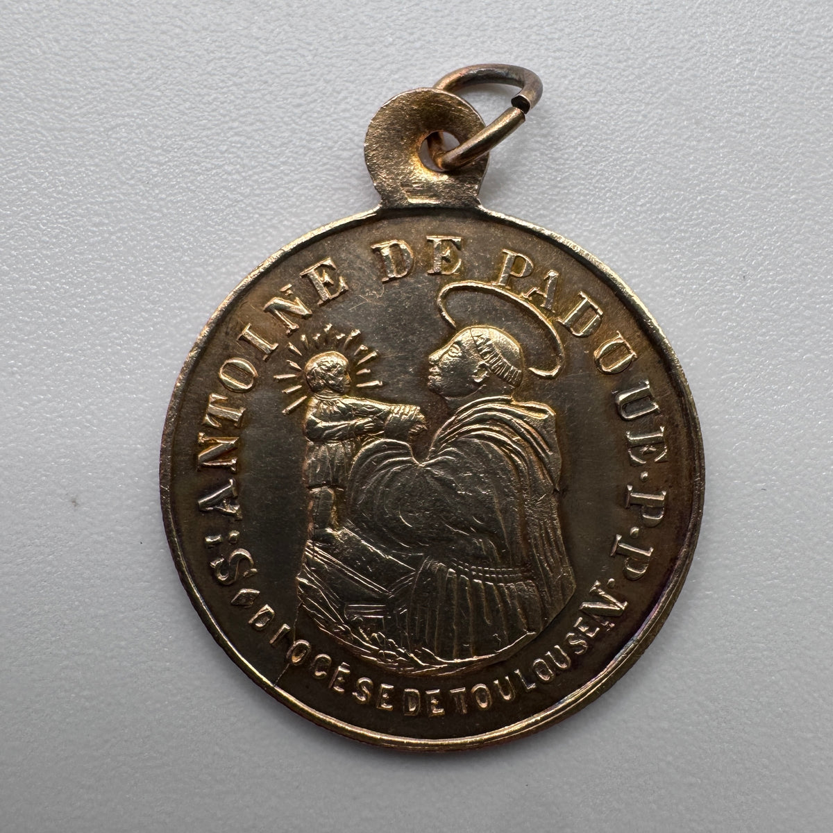 Medaille religieuse ancienne « Saint Jude - Saint Antoine de Padoue »