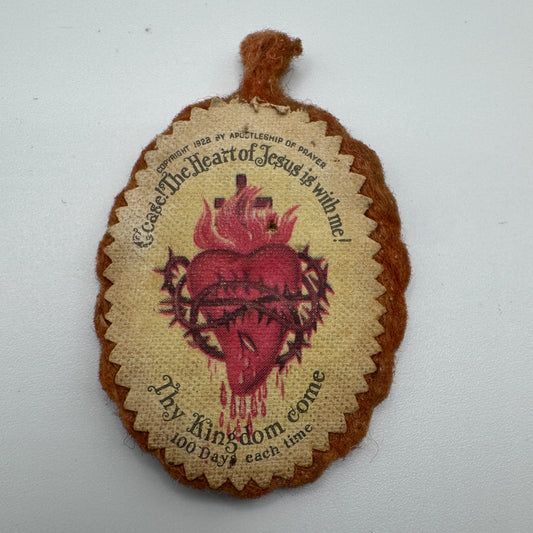 Reliquaire ancien - Apostolat de la prière, Coeur-Sacré de Jesus