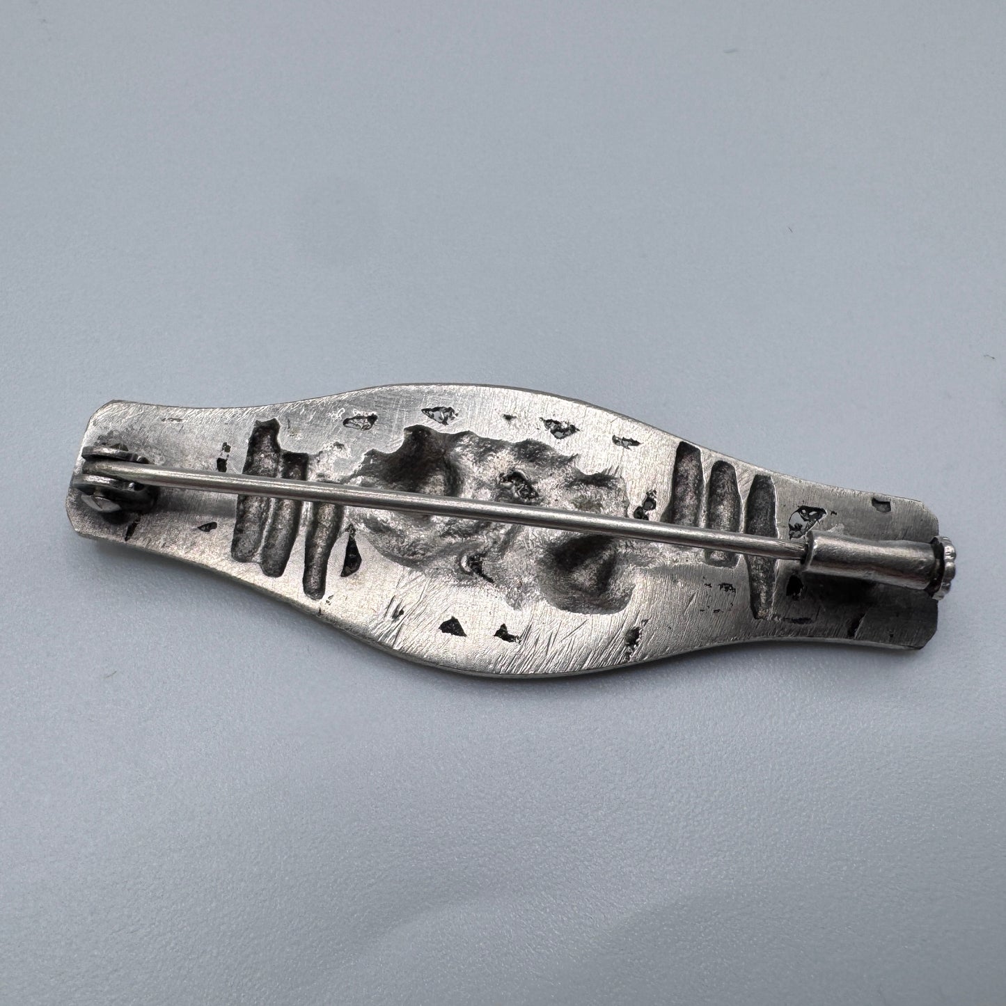 Broche ancienne Art deco - argent massif