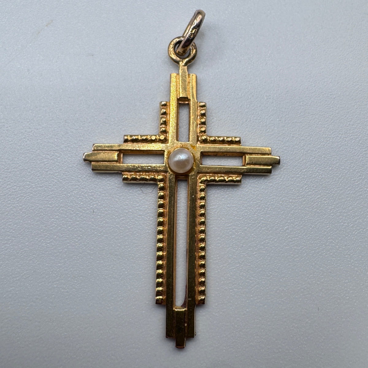 Croix Ancienne - plaqué or MURAT