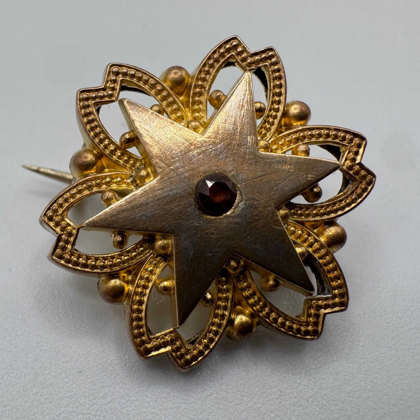 Broche ancienne vers 1900 - plaqué or