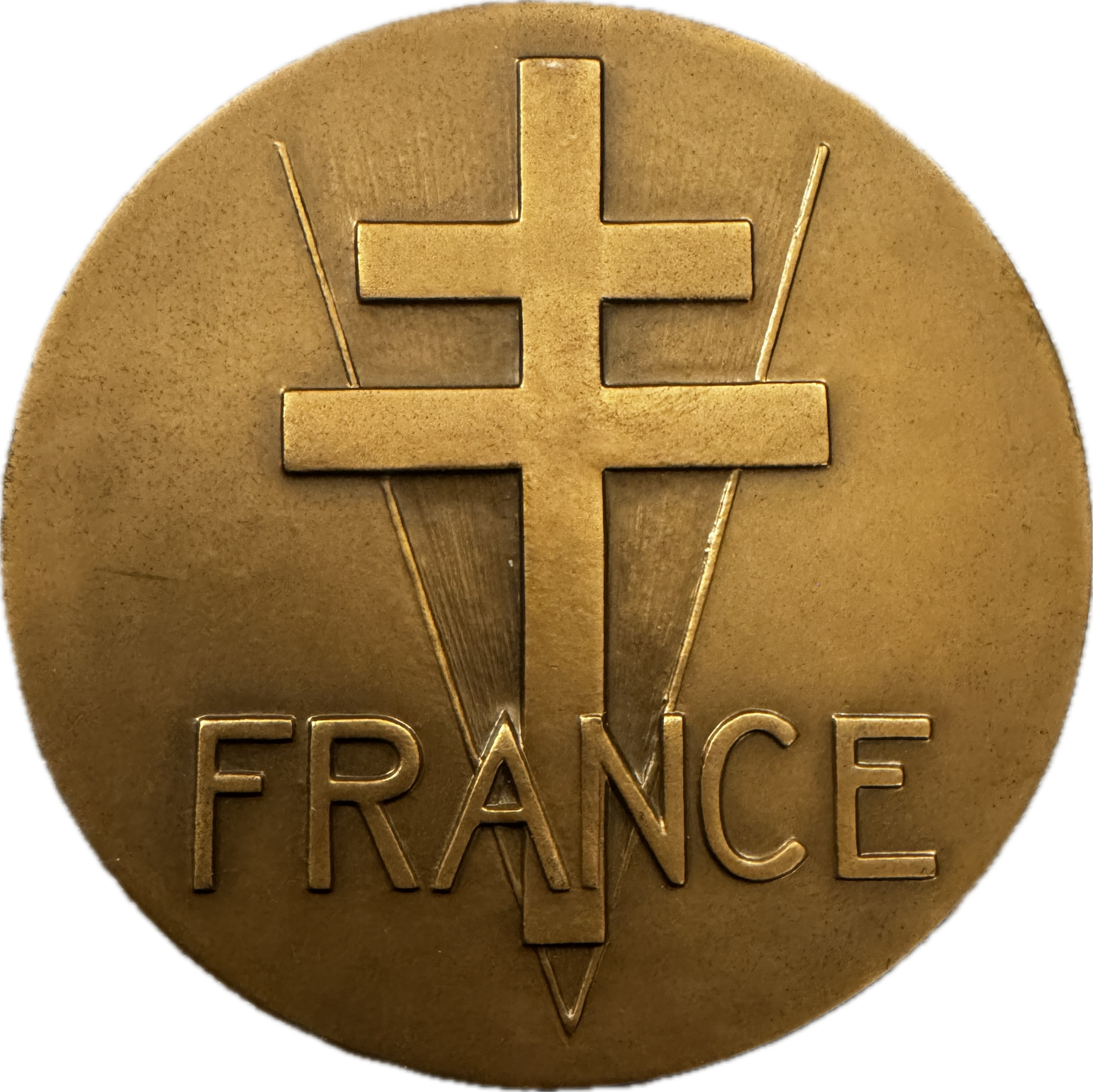 Médaille artistique en bronze « Général de Gaulle »