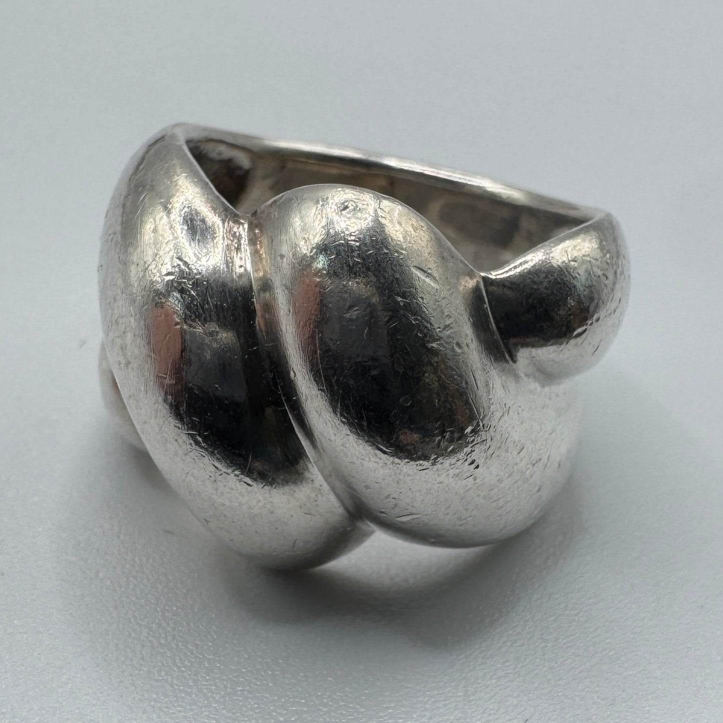 Grosse bague en argent