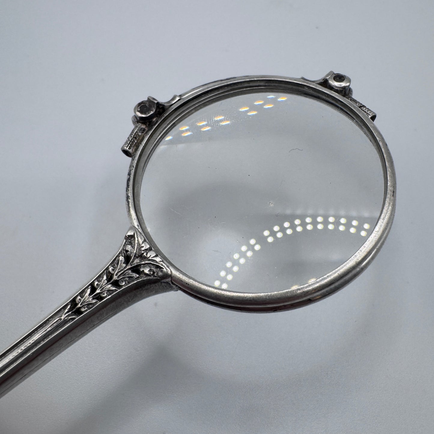 Superbe Paire de lorgnons anciens - argent massif