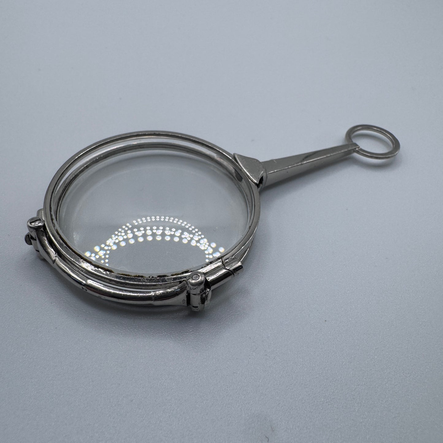 Paire de lorgnons anciens - argent massif