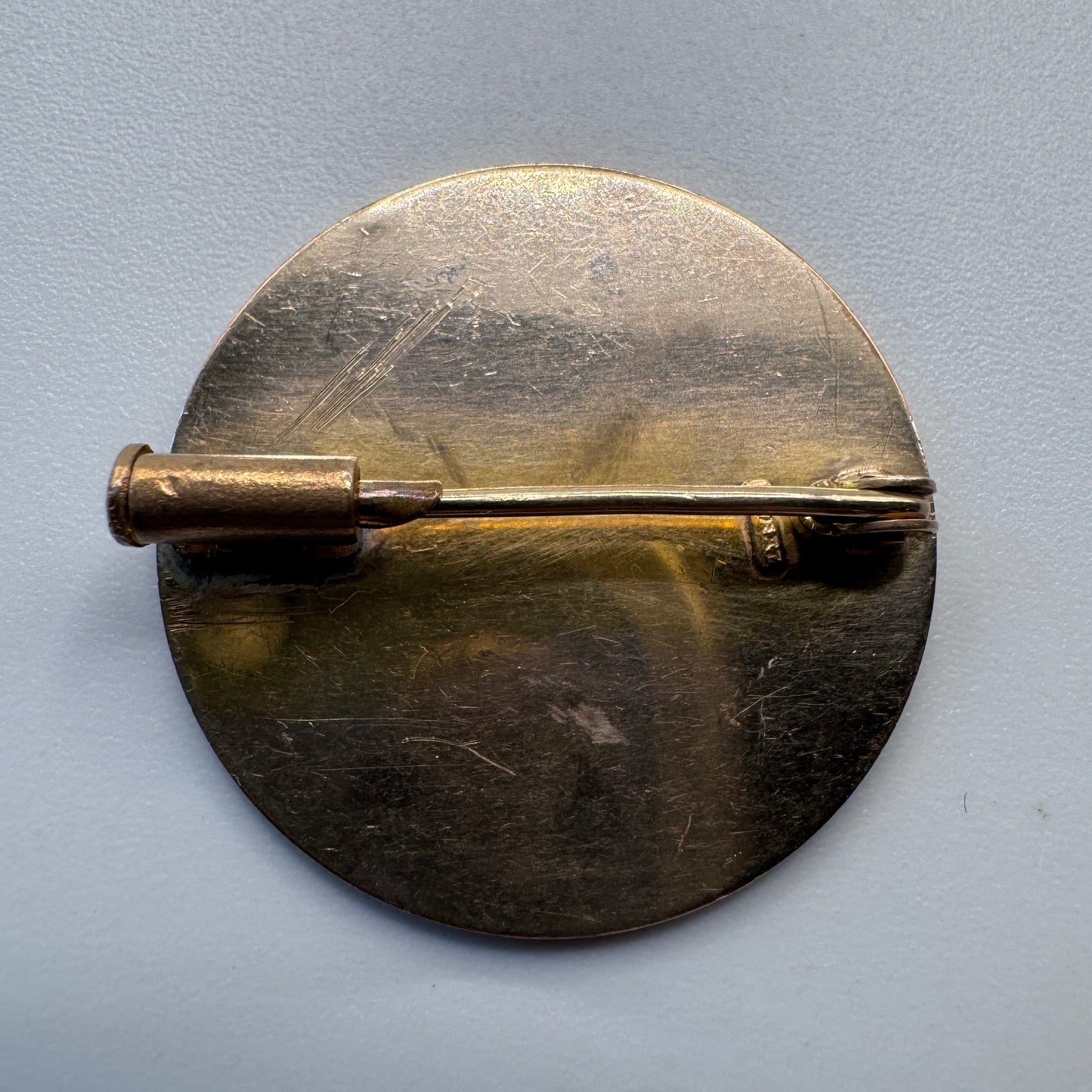 Broche ancienne Art Deco - plaqué or MURAT