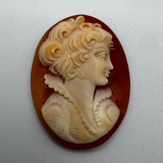 Superbe Camée ancien - coquillage sculpté