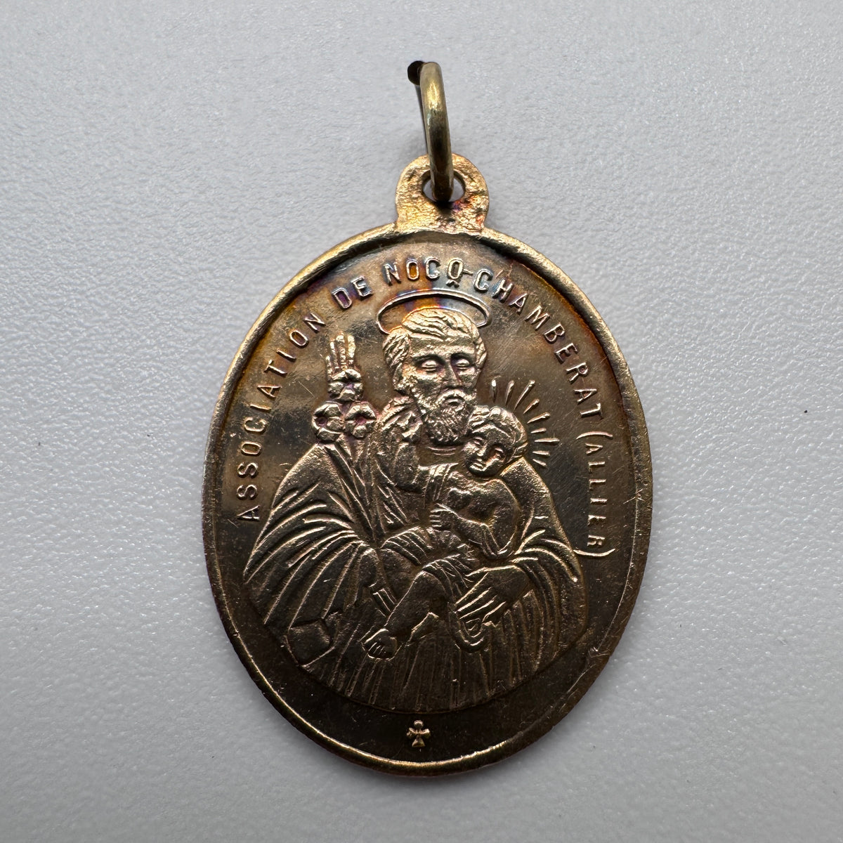 Medaille religieuse ancienne « Saint Joseph »