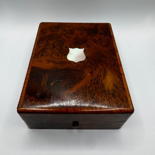 Superbe boîte XIXe pour montre à gousset