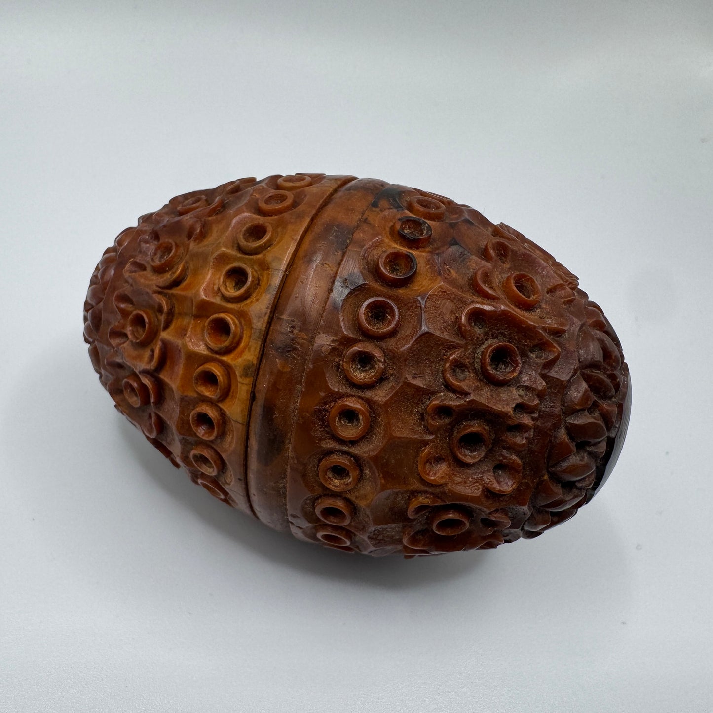 Écrin à Chapelet ancien en Corozo