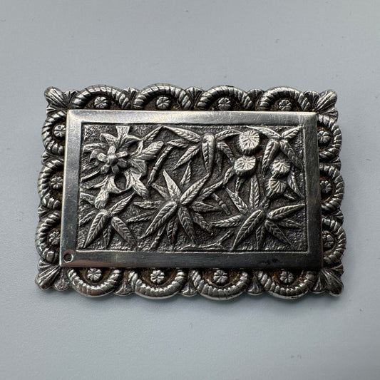 Broche ancienne Art deco - argent massif