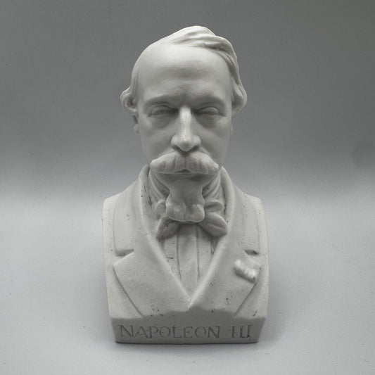 Buste XIXeme en biscuit - Napoleon III