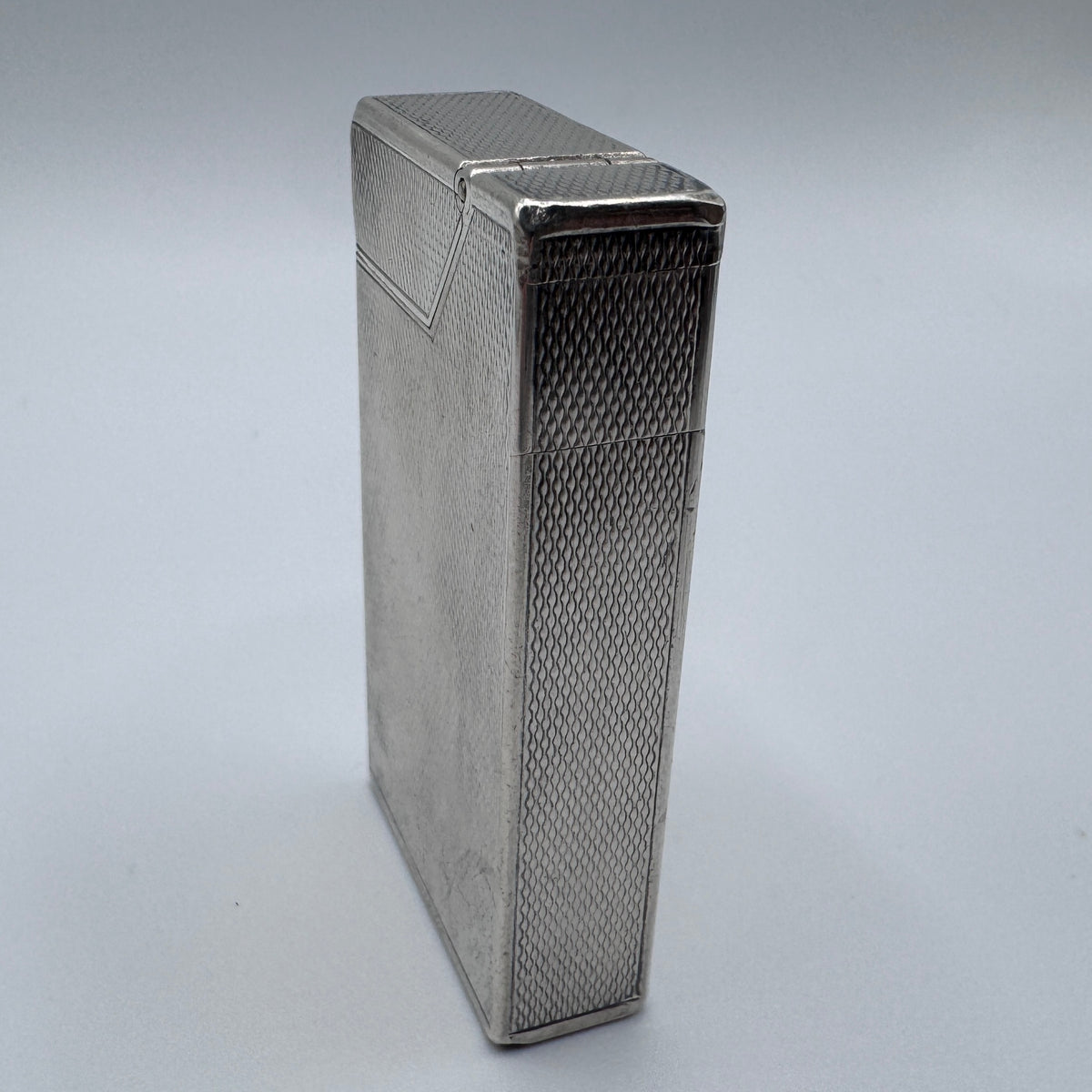 Rare briquet DUNHILL BROADBOY MK1 - argent massif