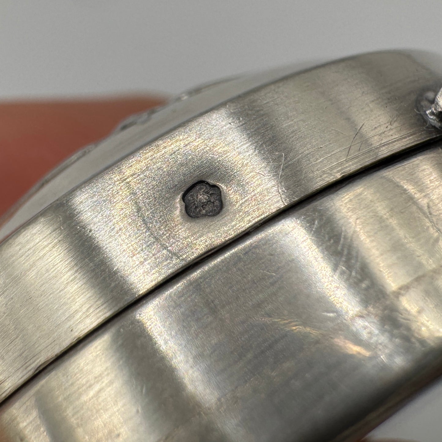 boîte pilulier ancien en argent