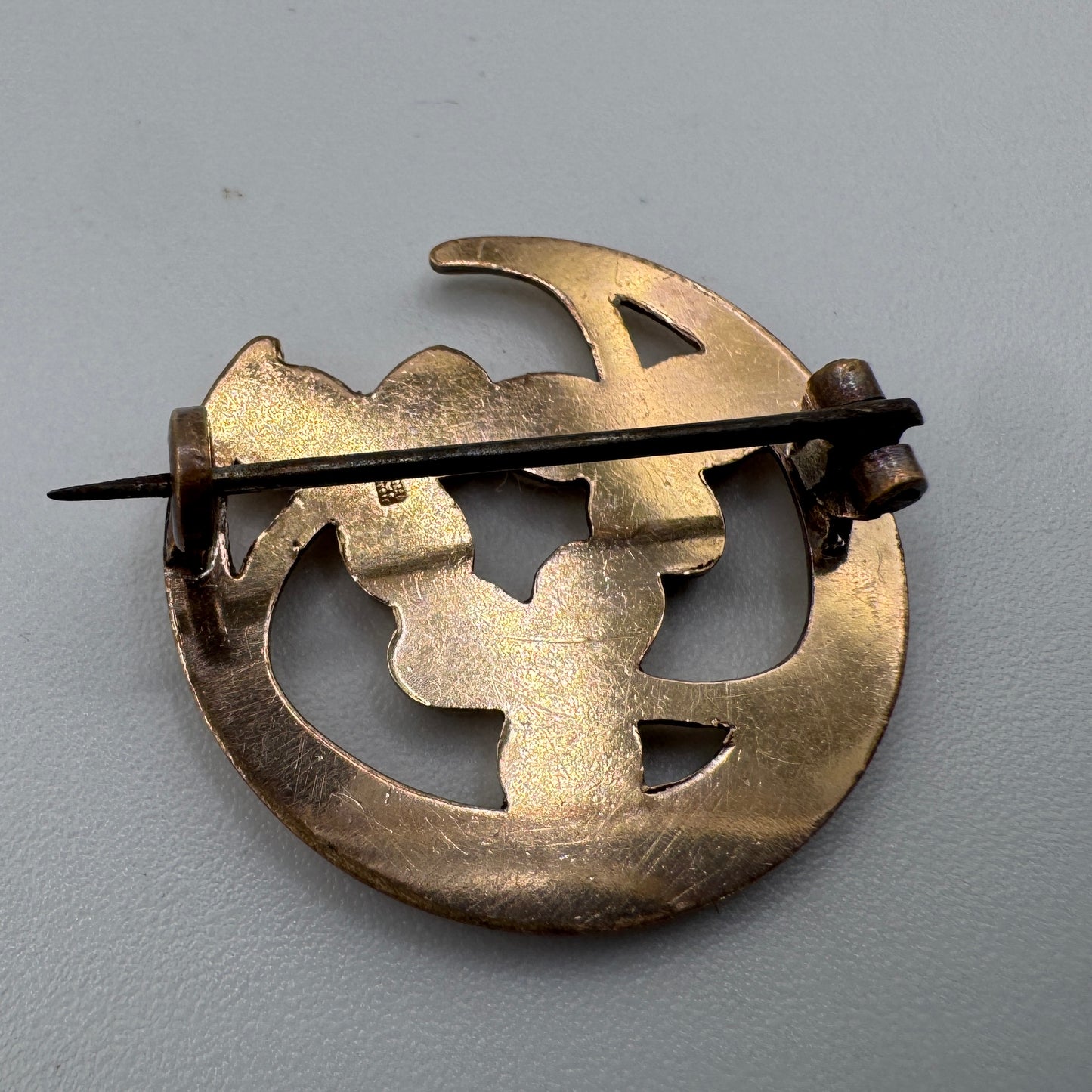 Broche ancienne vers 1900 - plaqué or