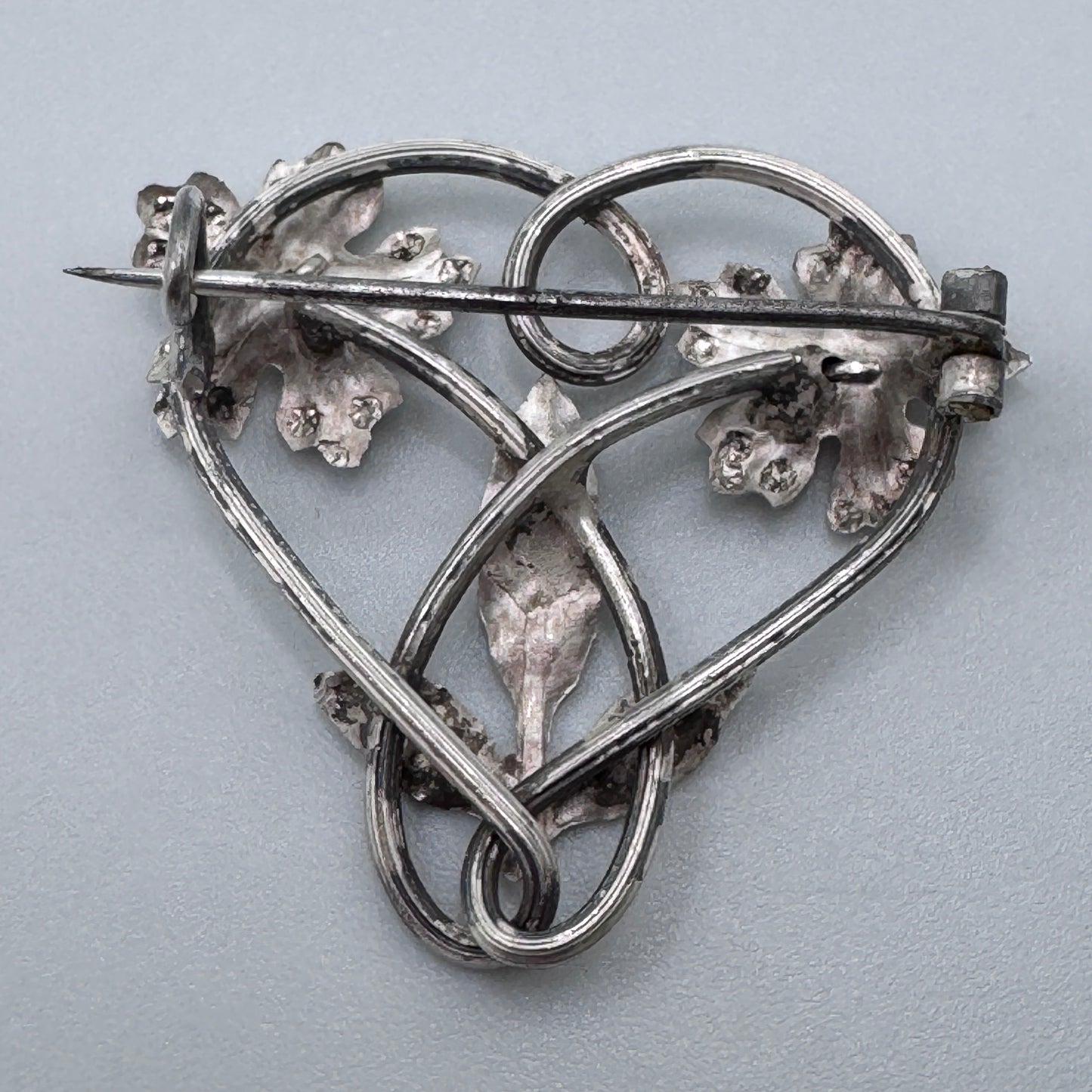 Broche ancienne Art Nouveau en en argent - vers 1900