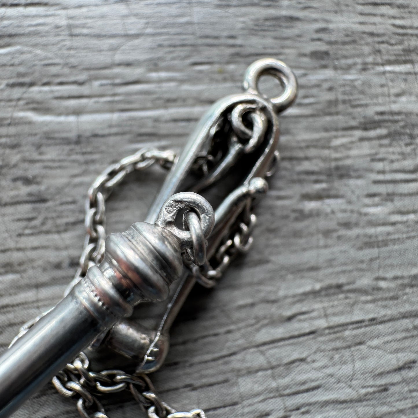 Porte mine ancien vers 1900 - argent massif