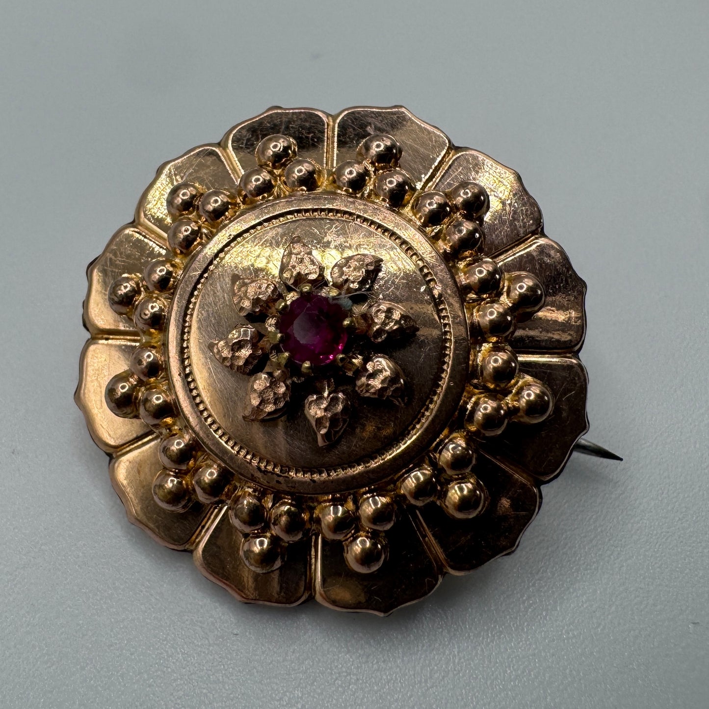 Broche ancienne vers 1900 - plaqué or