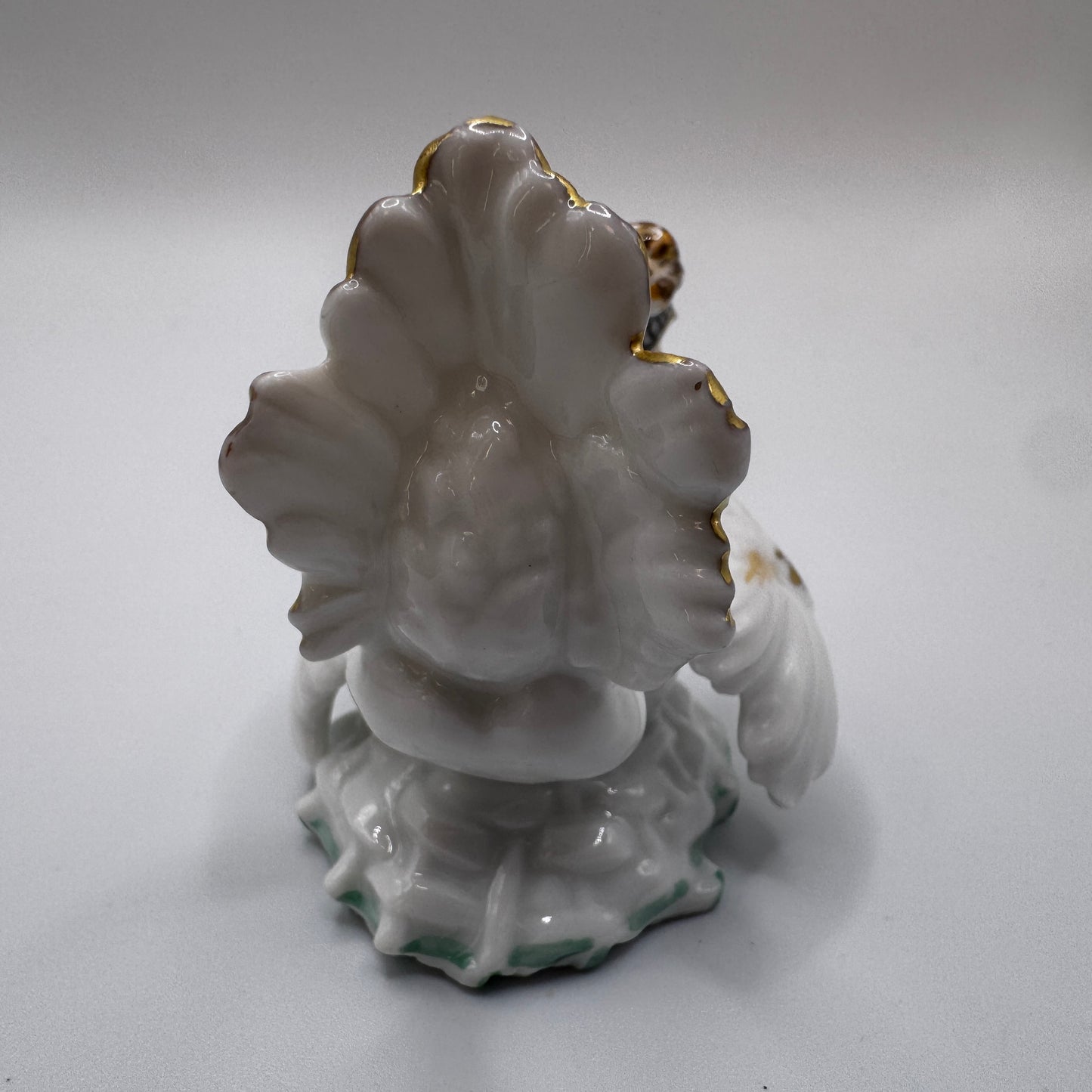 Figurine en Porcelaine XIXeme polychrome « poule »