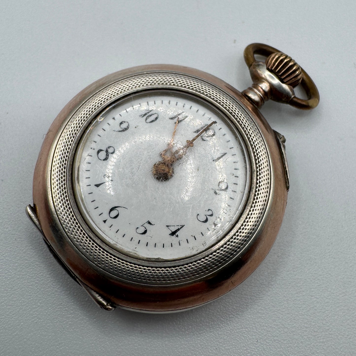 Montre de col à gousset Ancienne en argent