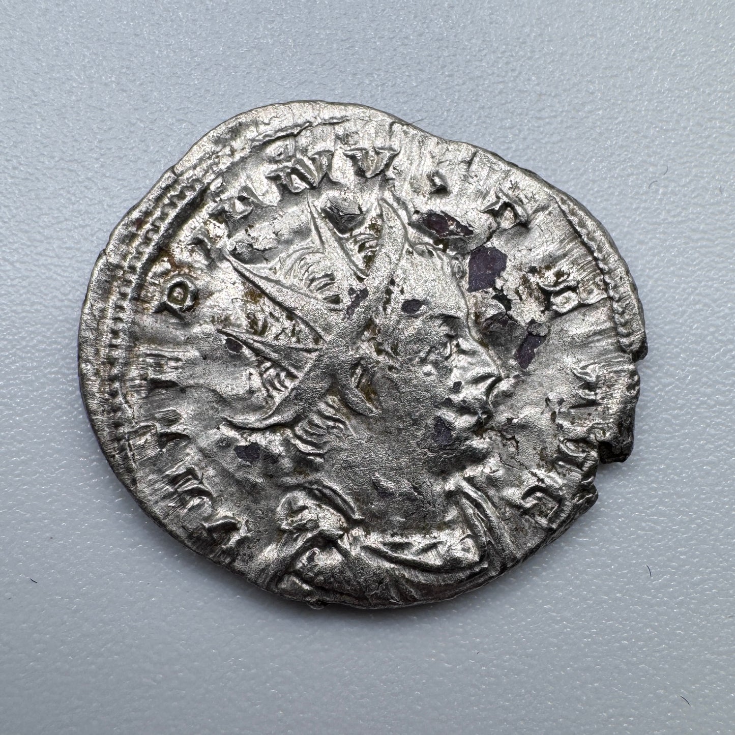 Monnaie  romaine ancienne antoninien billon - empereur Gallien